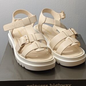 Princess Highway Cream Sandals
